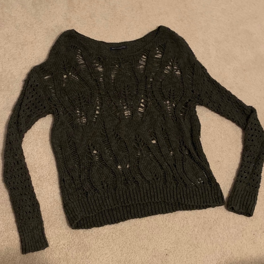 Distressed American Eagle Sweater